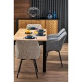 Rozkládací jídelní stůl Qubik 80/200 cm dub artisan/černý