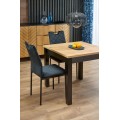 Rozkládací jídelní stůl Qubik 80/200 cm dub artisan/černý