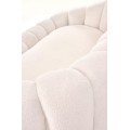 Dvoumístná pohovka Gaspar 140 cm bouclé krémová