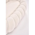 Dvoumístná pohovka Gaspar 140 cm bouclé krémová