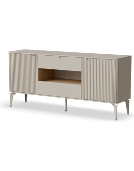 Komoda BELUCI KM-1 160 cm kašmír/dub cremona