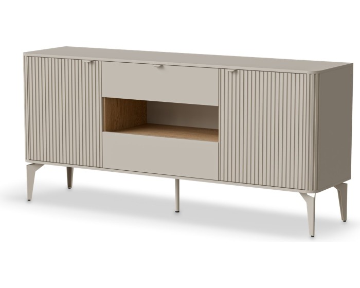 Komoda BELUCI KM-1 160 cm kašmír/dub cremona