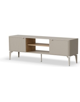 TV stolek BELUCI 1 160 cm kašmír/dub cremona