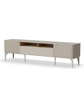 TV stolek BELUCI RTV-2 200 cm kašmír/dub cremona