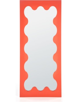 Designové zrcadlo Soletto 160 cm korálové