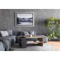 Konferenční stolek MURCIA 100 cm dub artisan/černý