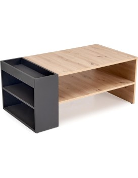 Konferenční stolek MURCIA 100 cm dub artisan/černý