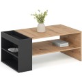 Konferenční stolek MURCIA 100 cm dub artisan/černý