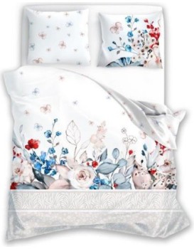 Bavlněné povlečení Trendy 014 160x200 cm + 2x 70x80 cm bílé