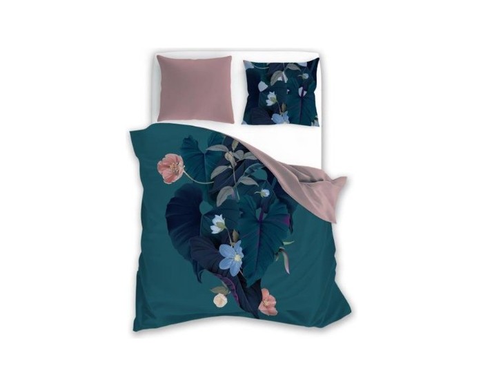 Bavlněné povlečení Trendy 008 220x200 cm + 2x 70x80 cm tyrkysové/růžové