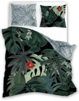 Bavlněné povlečení Trendy 009 220x200 cm + 2x 70x80 cm zelené