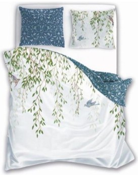 Bavlněné povlečení Trendy 013 220x200 cm + 2x 70x80 cm bílé/modré