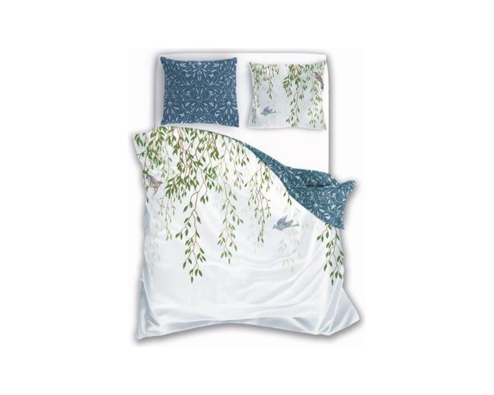 Bavlněné povlečení Trendy 013 220x200 cm + 2x 70x80 cm bílé/modré