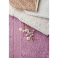 Bavlněný froté ručník LEO 50x90 cm lila