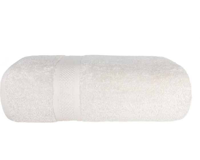 Bavlněný froté ručník LEO 70x140 cm krémový