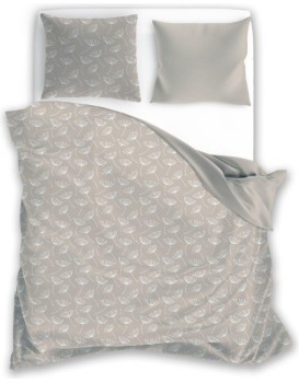 Povlečení z mikrovlákna Satyn 002 140x200 cm + 70x90 cm béžové