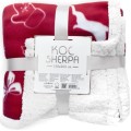 Deka SHERPA 150x200 cm červená