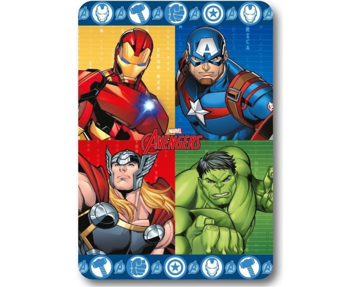 Dětská fleecová deka Polar Avengers 100x140 cm vícebarevná