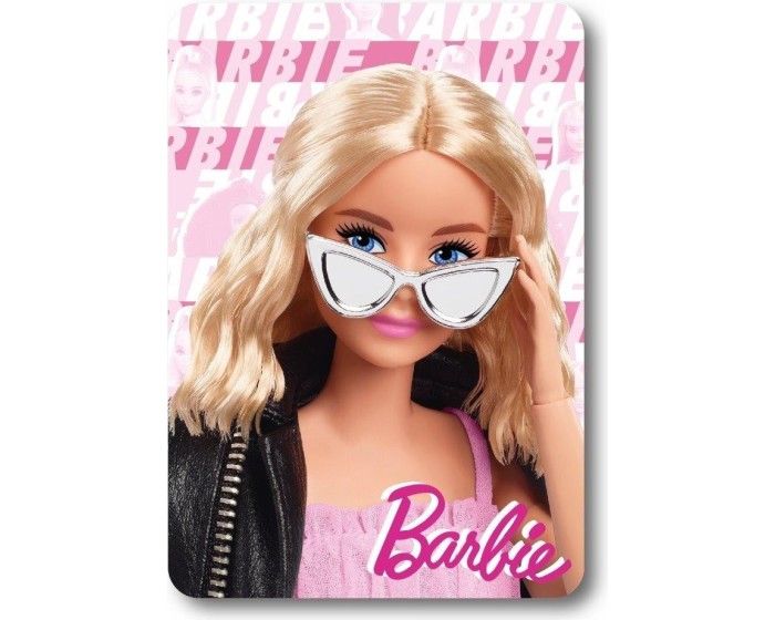 Dětská fleecová deka POLAR BARBIE I 100x140 cm růžová