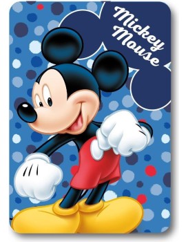Dětská fleecová deka Polar Mickey Mouse 100x140 cm modrá