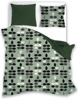 Bavlněné povlečení PURE COTTON 013 220x200 cm + 2x 70x80 cm zelené