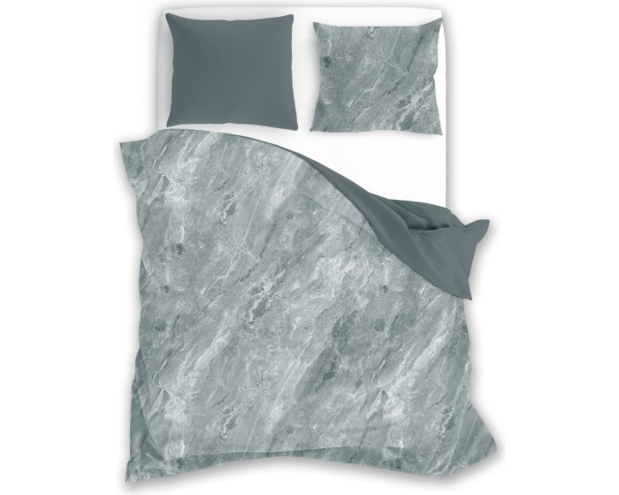 Bavlněné povlečení Pure Cotton 014 220x200 cm + 2x 70x80 cm šedé