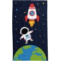 Dětský bavlněný ručník KIDS 005 30x50 cm tmavě modrý