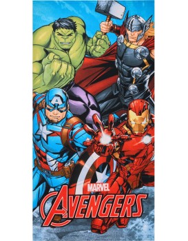 Dětská rychleschnoucí osuška BORD AVENGERS II 70x140 cm vícebarevná