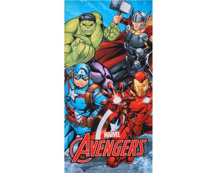 Dětská rychleschnoucí osuška BORD AVENGERS II 70x140 cm vícebarevná