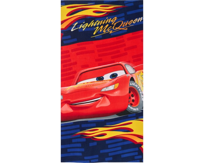 Dětská rychleschnoucí osuška BORD CARS 70x140 cm modrá/červená