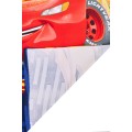 Dětská rychleschnoucí osuška BORD CARS 70x140 cm modrá/červená