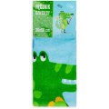 Dětský bavlněný ručník KIDS Krokodýl 30x50 cm modrý