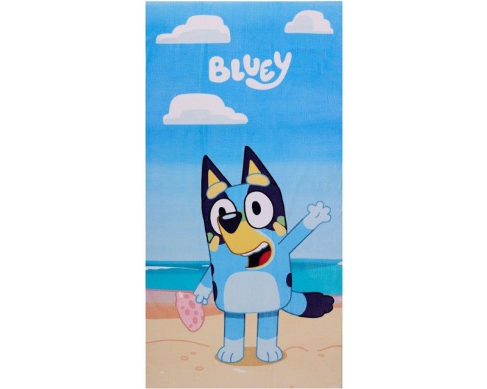 Dětská bavlněná osuška ROBIN Bluey 70x140 cm modrá