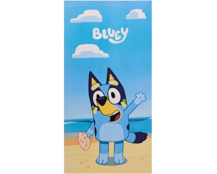 Dětská rychleschnoucí osuška BORD BLUEY 70x140 cm modrá