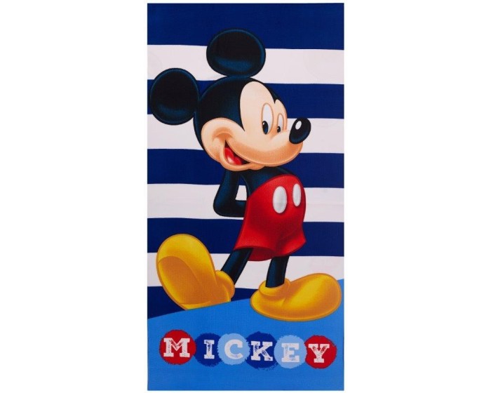 Dětská rychleschnoucí osuška BORD MICKEY 70x140 cm vícebarevná