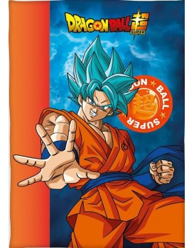 Dětská fleecová deka Polar Dragon Ball 100x140 cm modro-oranžová
