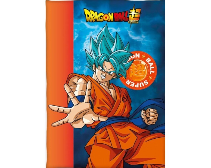 Dětská fleecová deka Polar Dragon Ball 100x140 cm modro-oranžová