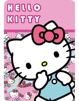 Dětská fleecová deka Polar Hello Kitty 100x140 cm růžová