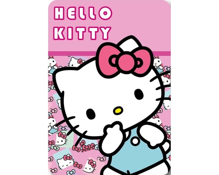 Dětská fleecová deka Polar Hello Kitty 100x140 cm růžová