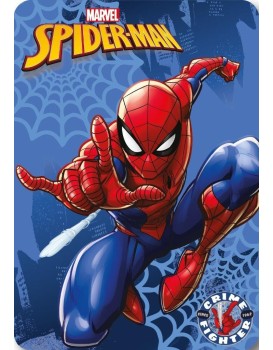 Dětská fleecová deka Polar Spiderman 100x140 cm modro-červená