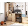 Volně stojící psací stůl Jay 90 cm dub sonoma