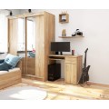 Volně stojící psací stůl Pin 90 cm dub sonoma