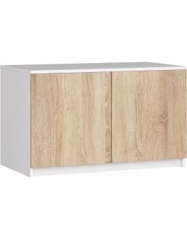 Nástavec na skříň Star 90 cm bílý/sonoma
