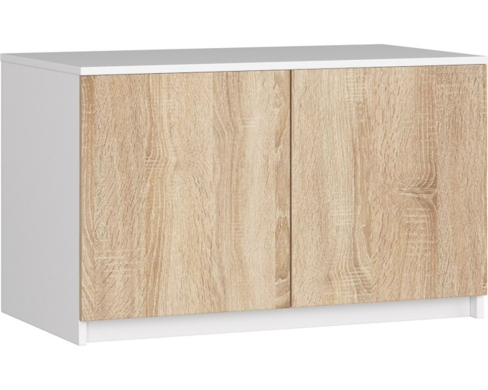 Nástavec na skříň Star 90 cm bílý/sonoma