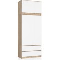Nástavec na skříň Star 90 cm sonoma/bílý