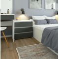 Komoda CL3 60 cm bílá/grafitově šedá