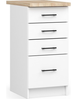 Kuchyňská skříňka Olivie S 40 cm 4S bílá