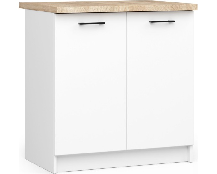Kuchyňská skříňka Olivie S 80 cm 2D bílá