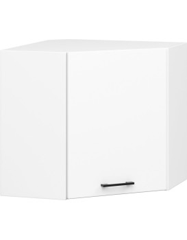 Kuchyňská skříňka Olivie W 60/60 cm cm bílá - závěsná rohová
