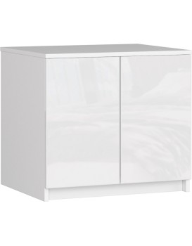 Nástavec na skříň Star 60 cm bílý lesk